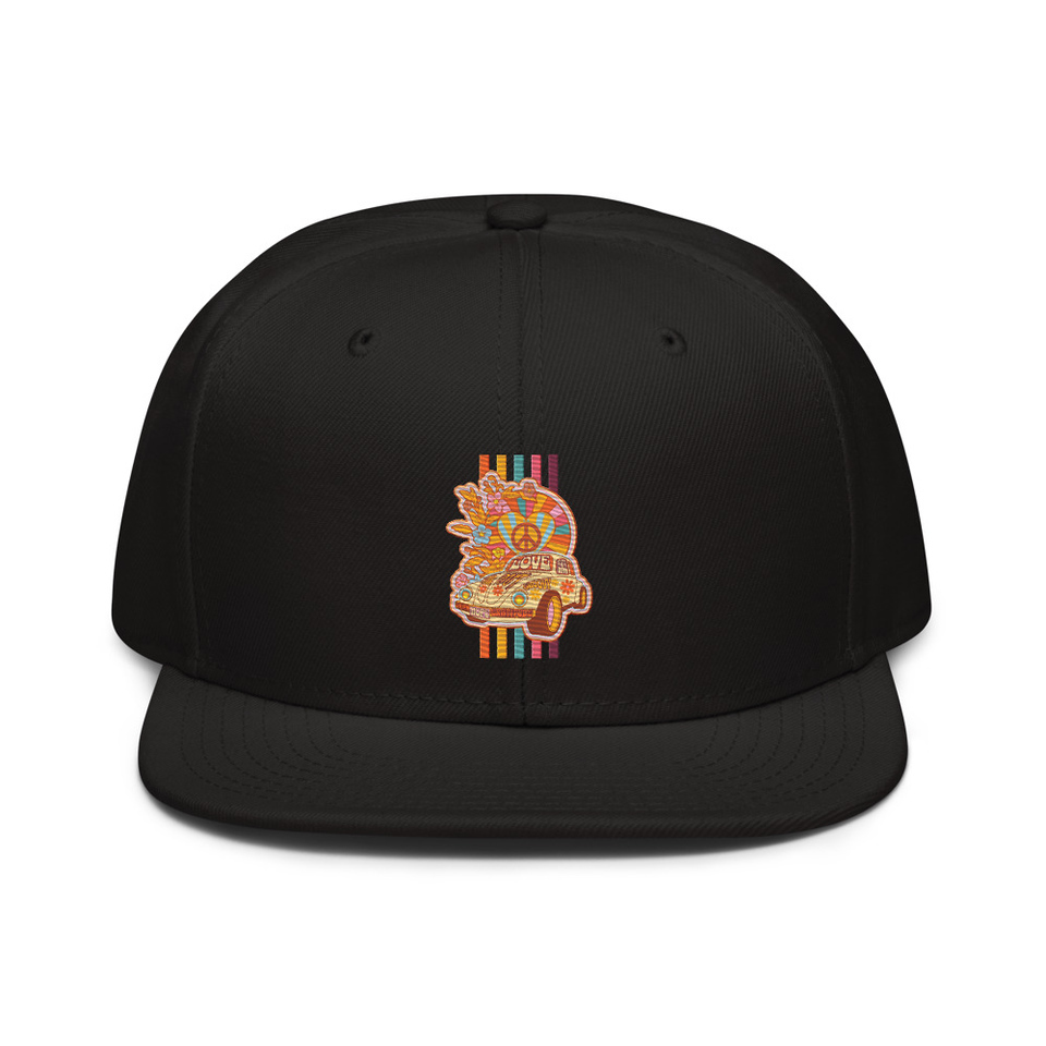 60s flower power Snapback