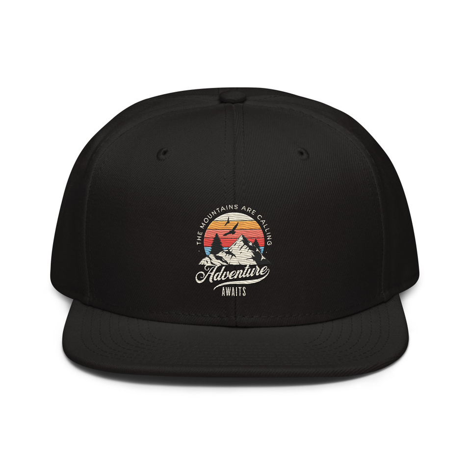 Adventure Await - Wilderness Camping Snapback