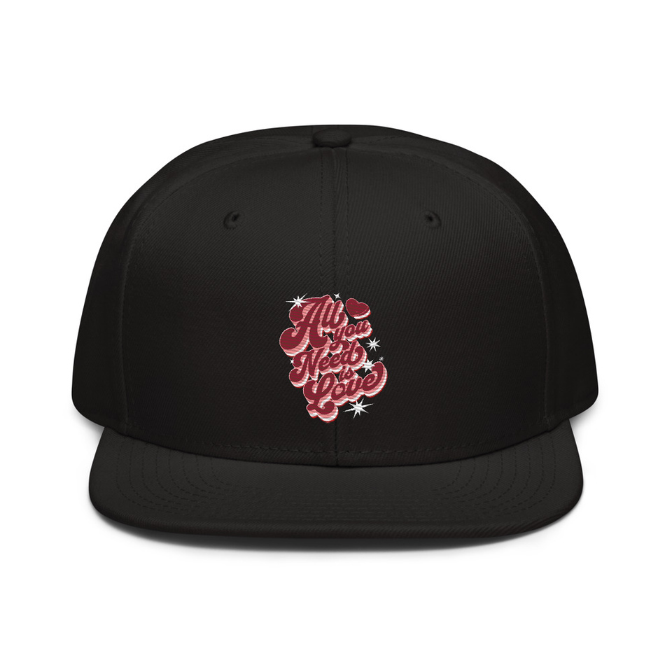 All You Need is Love - Retro Valentines Day Snapback