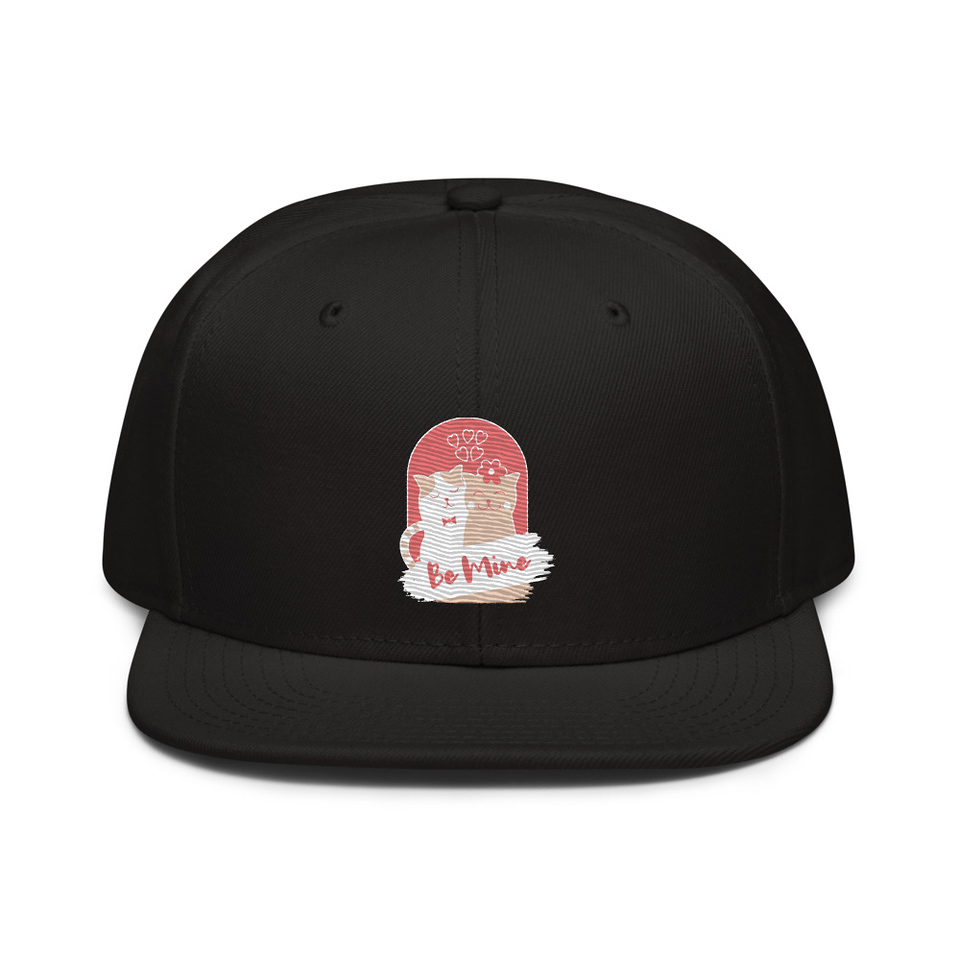 Be Mine - Cute Cat Couple Snapback