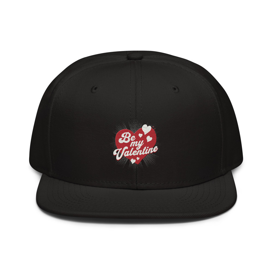 Be my Valentine - Love Heart Snapback