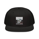Black 3D Skull Snapback