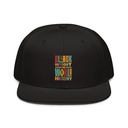Black History Is World History - Colorful Typography Snapback