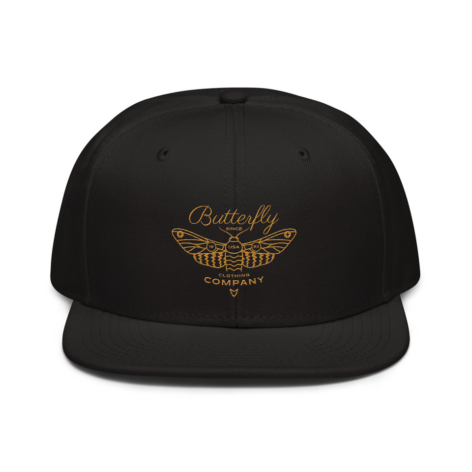 Blue Butterfly - Minimal Snapback