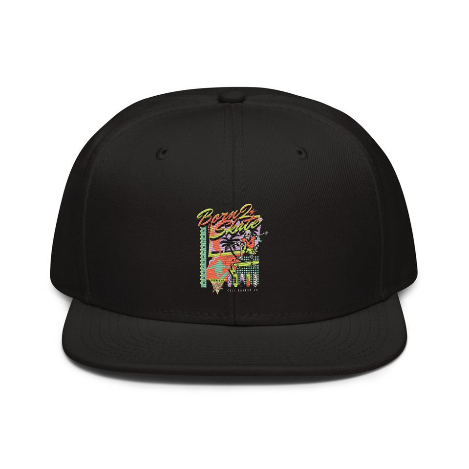 Born 2 Skate - Retro Skeleton Snapback