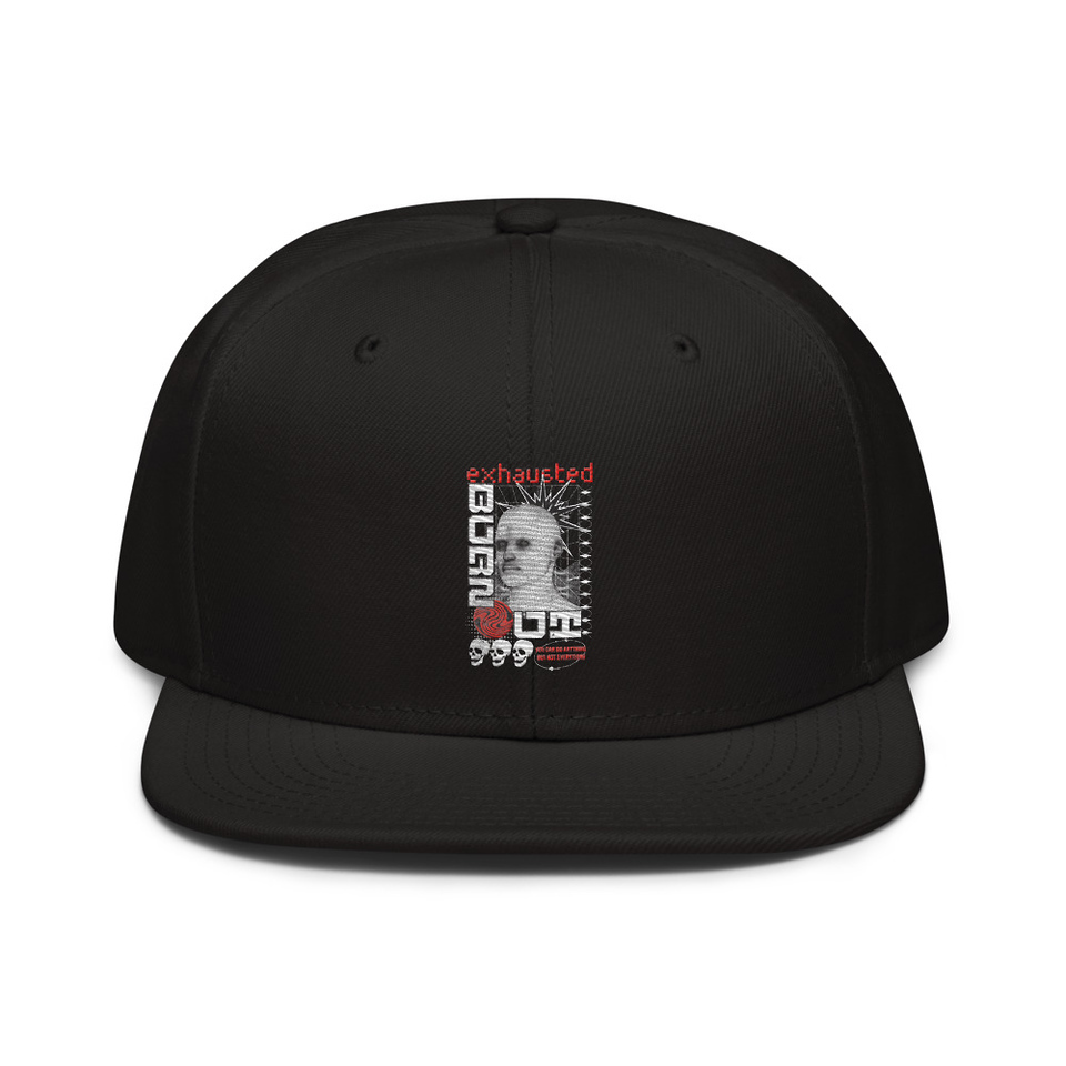 Burn Out - Futuristic 3D Head Snapback