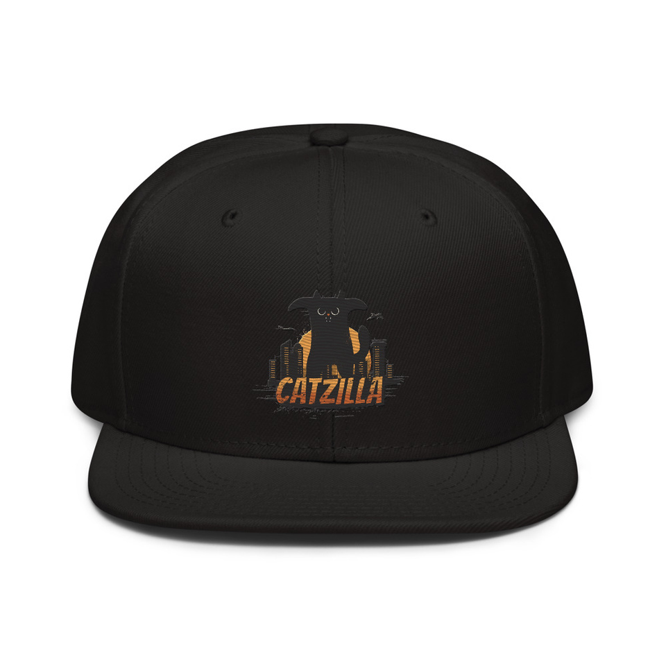 Catzilla - Funny Comic Animal Snapback