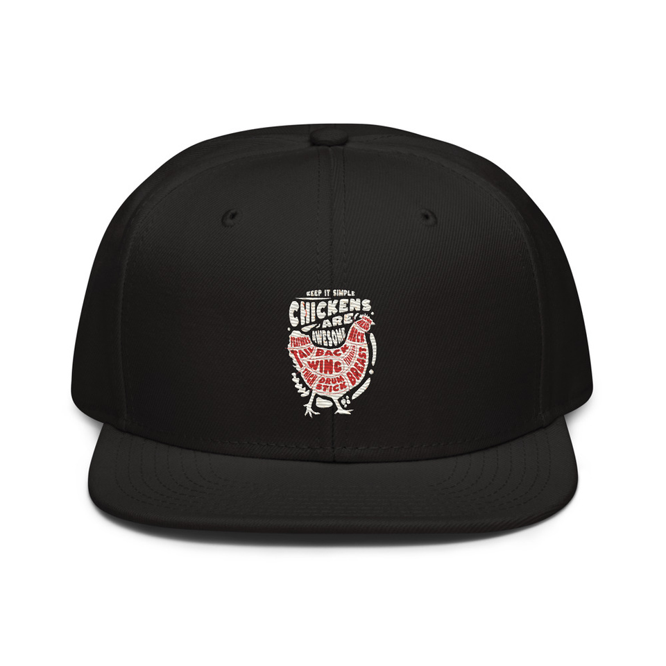 Chickens Are Awesome - Butcher Cuts Snapback
