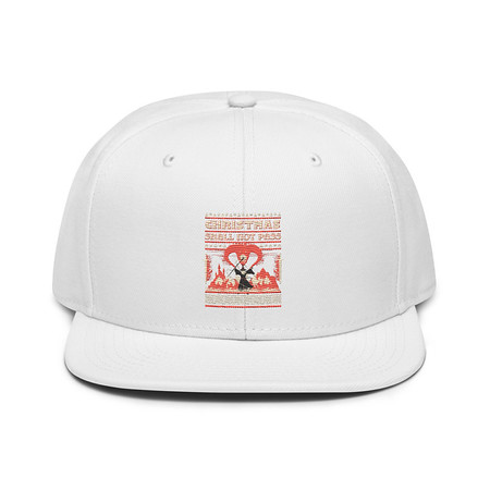 Christmas Shall Not Pass - Flaming Wizard Snapback