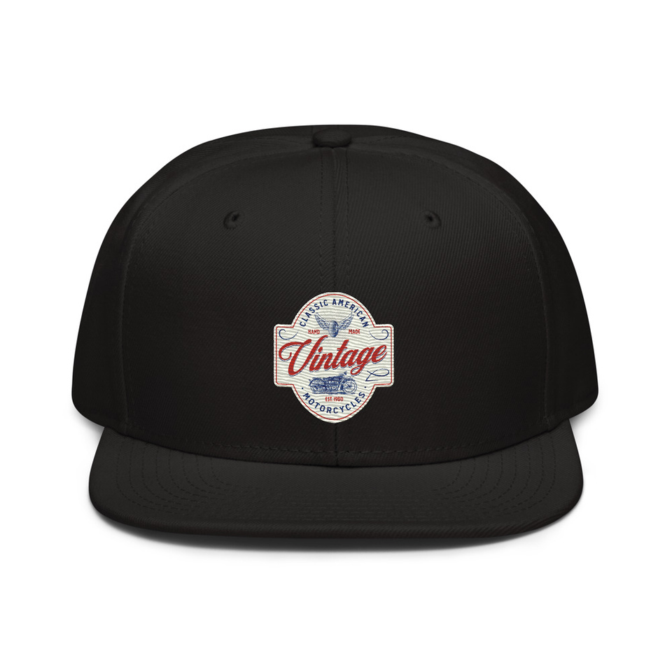 Classic American Motorcyles - Vintage Snapback