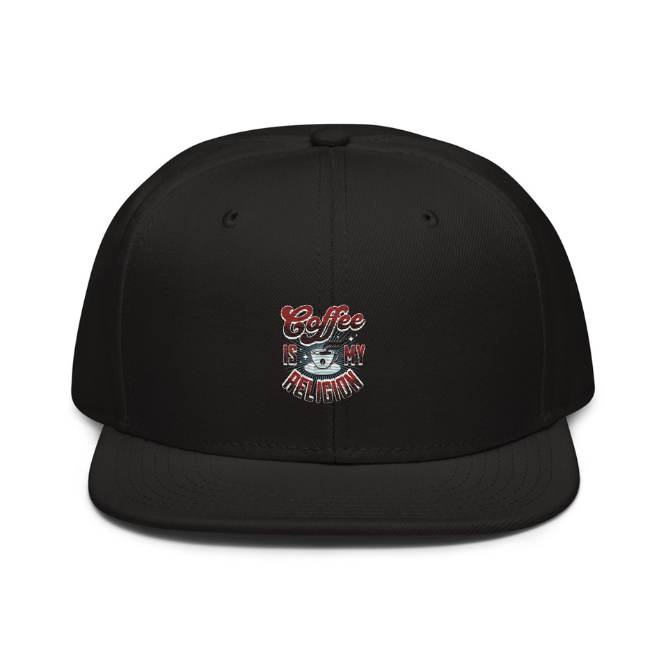 Coffee is my Religion - Funny Snapback