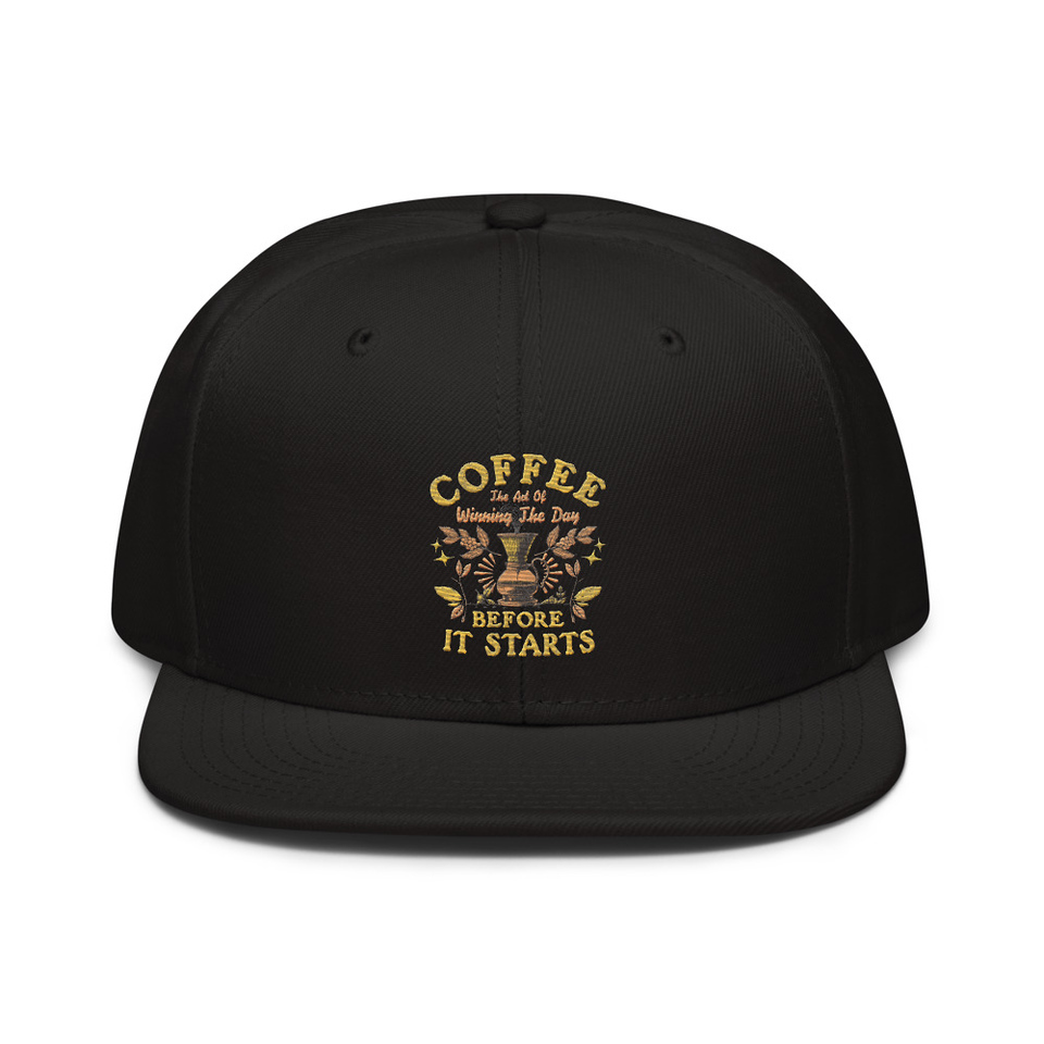 Coffee, The art of Winning The Day Snapback
