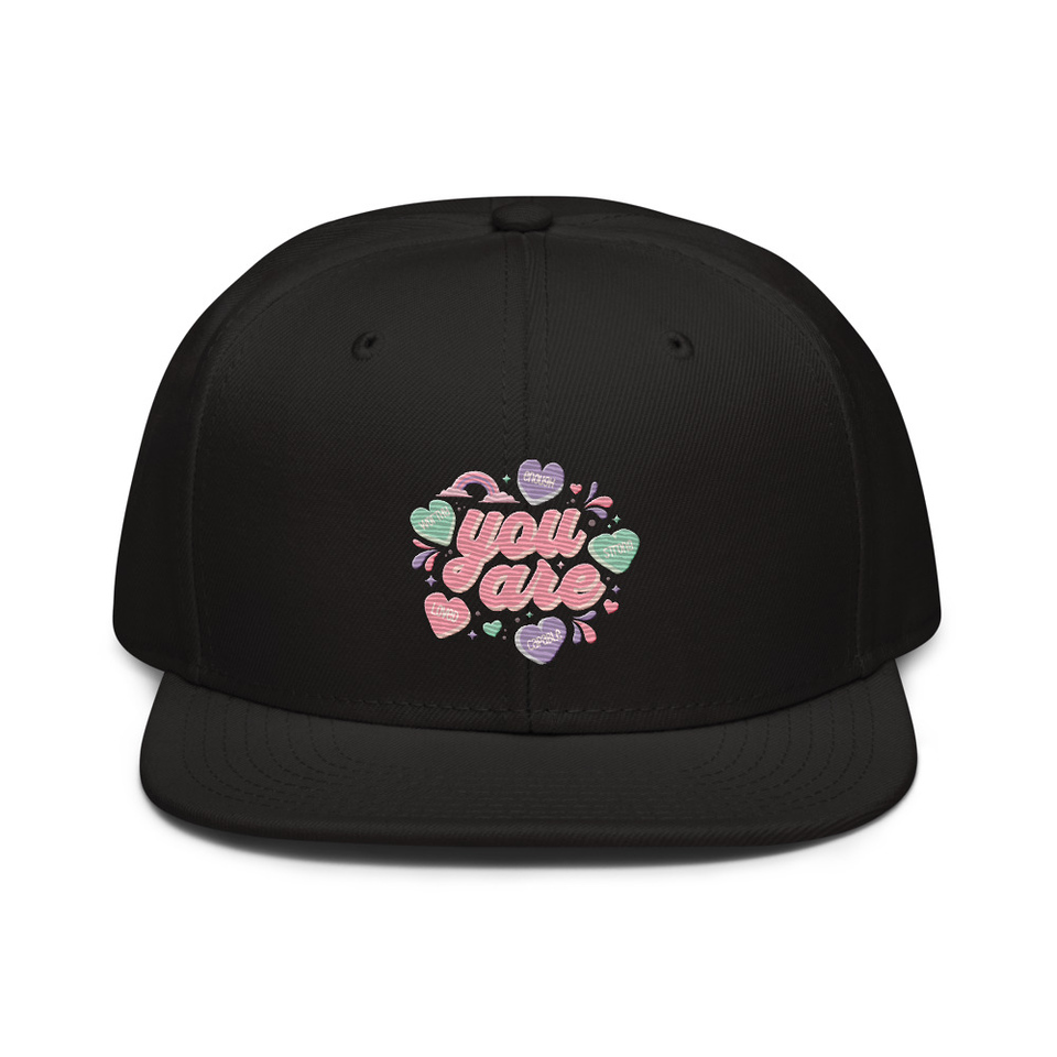 Colorful Self Love Affirmation - Heart Snapback