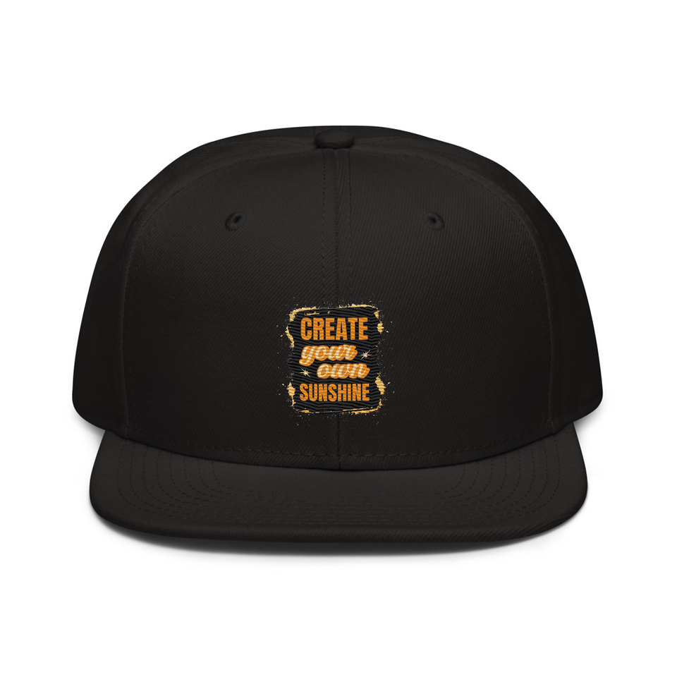 Create your own Sunshine Snapback