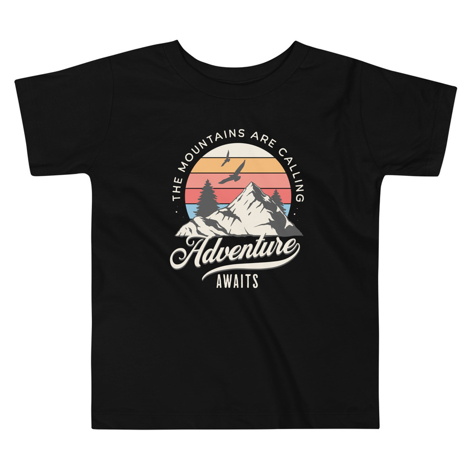 Adventure Await - Wilderness Camping Toddler Staple Tee