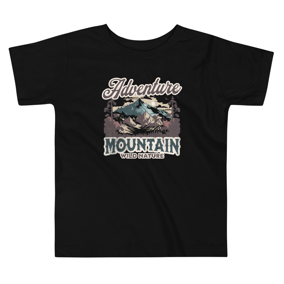 Adventure Mountain Wild Nature Toddler Staple Tee