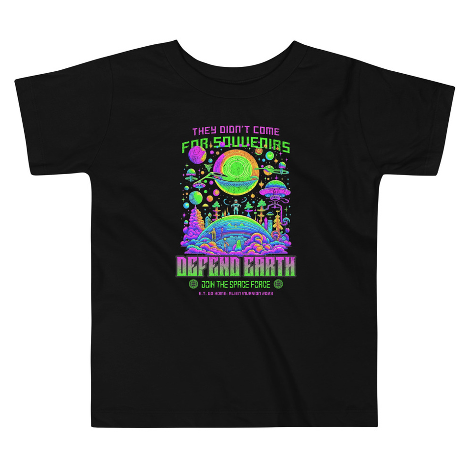 Alien Invasion Toddler Staple Tee