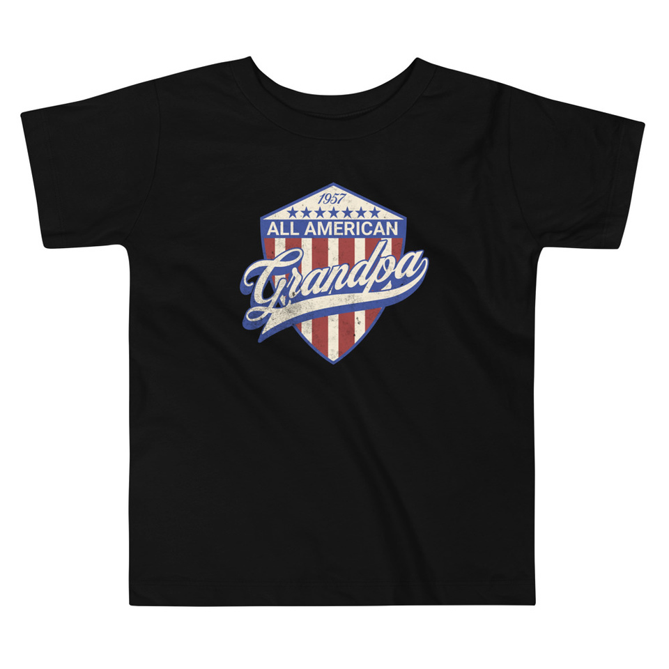 all american grandpa Toddler Staple Tee