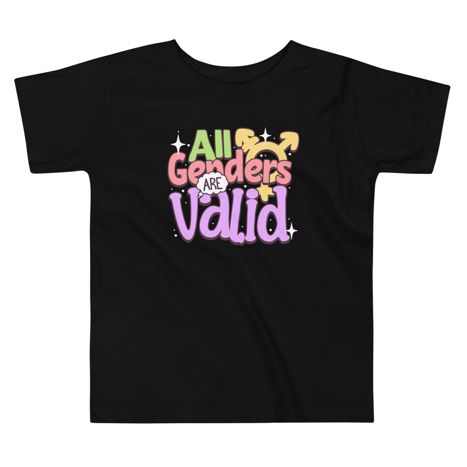 All Genders are Valid Toddler Staple Tee