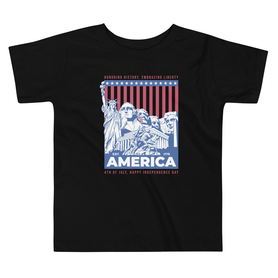 AMERICA (2) Toddler Staple Tee