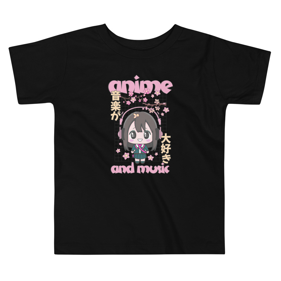 Anime and Music Toddler Staple Tee