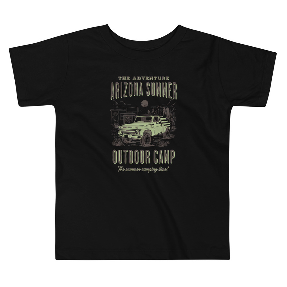 Arizona Outdoor Camp - Classic Truck Toddler Staple Tee