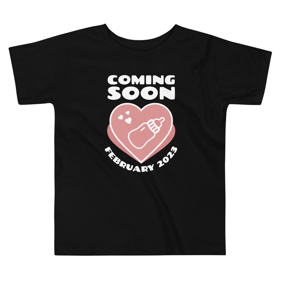 Baby Announcement - Feeding Bottle Toddler Staple Tee