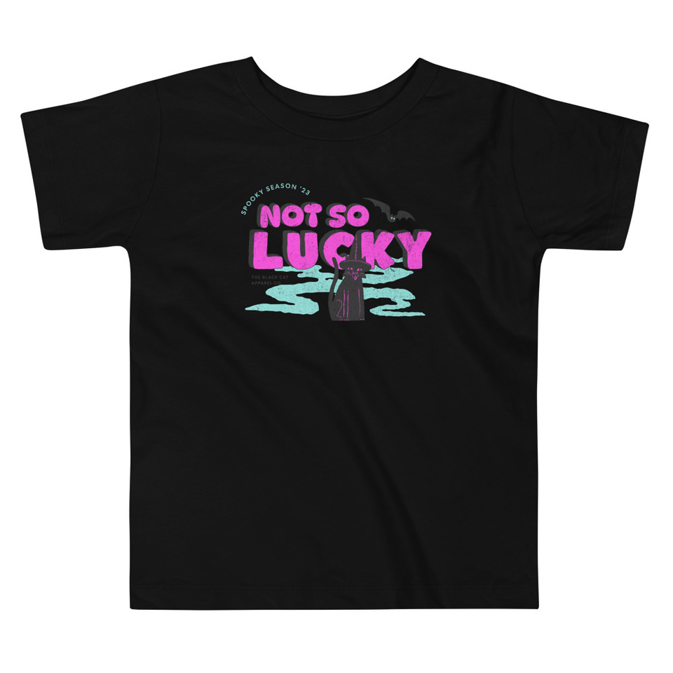 Bad Luck Kitty - Halloween Toddler Staple Tee
