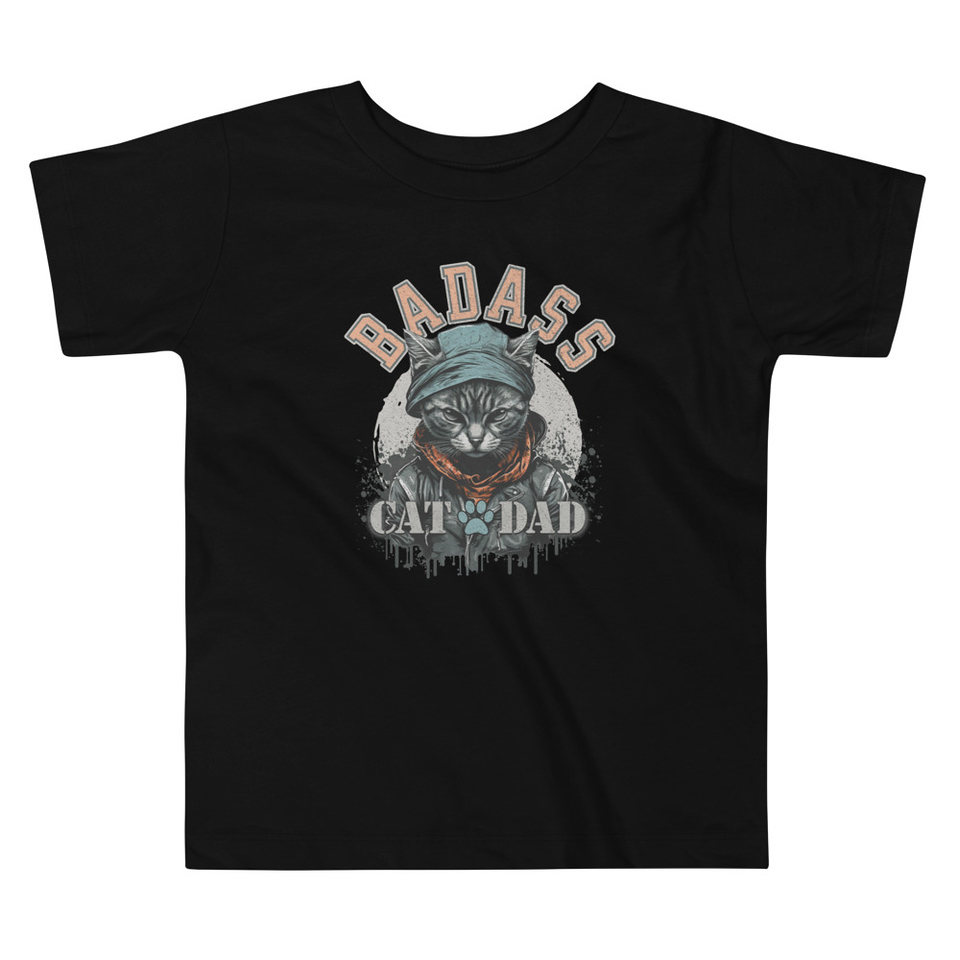 BADASS CAT DAT Toddler Staple Tee