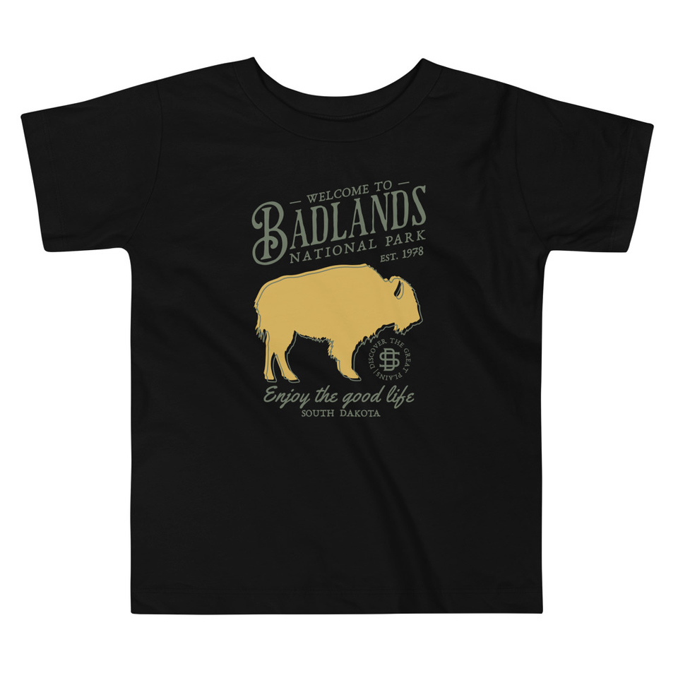 Badlands National Park - Bison Toddler Staple Tee