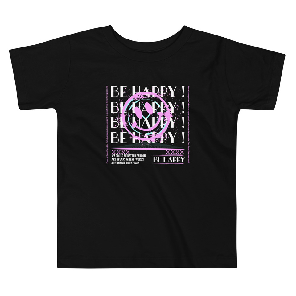 Be Happy ! Toddler Staple Tee