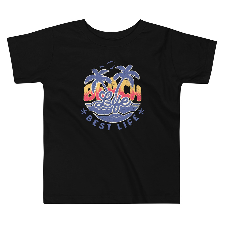 Beach Life Best Life Toddler Staple Tee