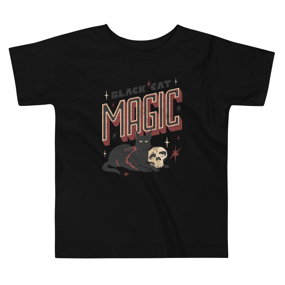 Black Cat Magic Toddler Staple Tee