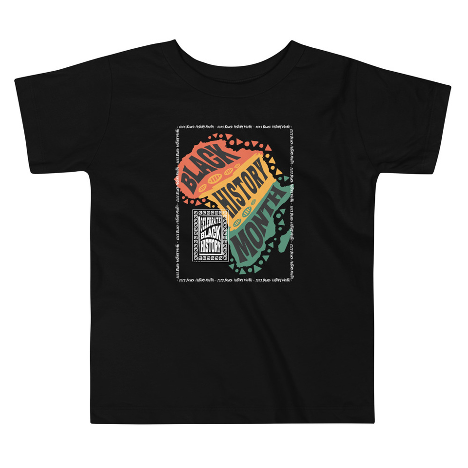 Black History Month - Tribal History Toddler Staple Tee