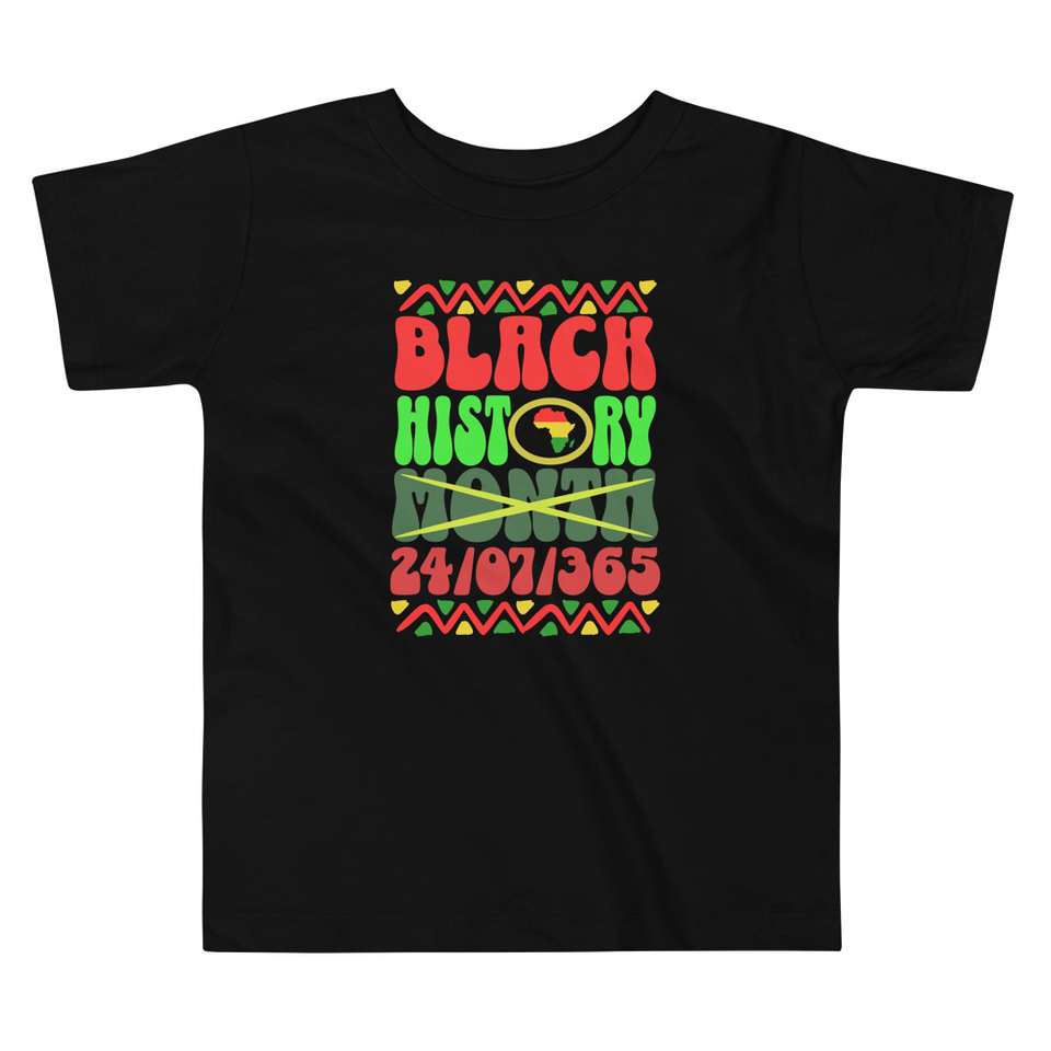 Black History Month Toddler Staple Tee