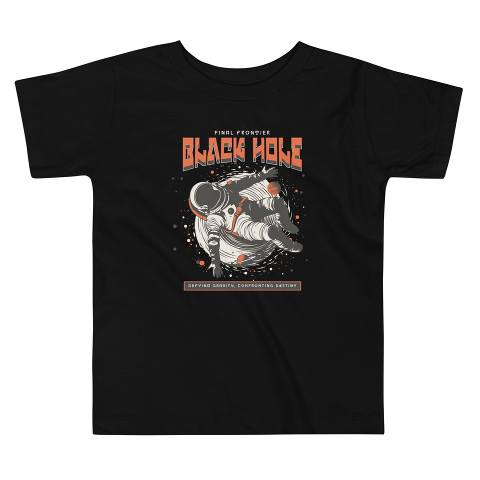 Black Hole Toddler Staple Tee