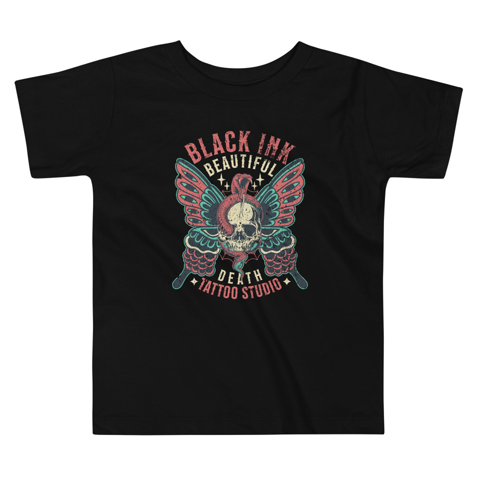 BLACK INK TATTOO Toddler Staple Tee