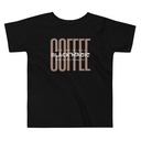 Black Magic - Minimal Modern Coffee Quote Toddler Staple Tee