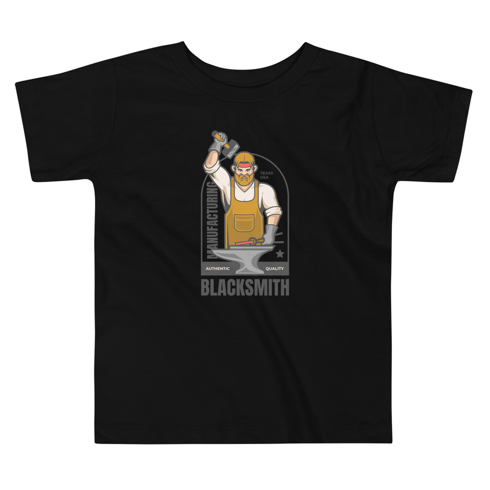 Blacksmith Workshop - Metalwork Toddler Staple Tee