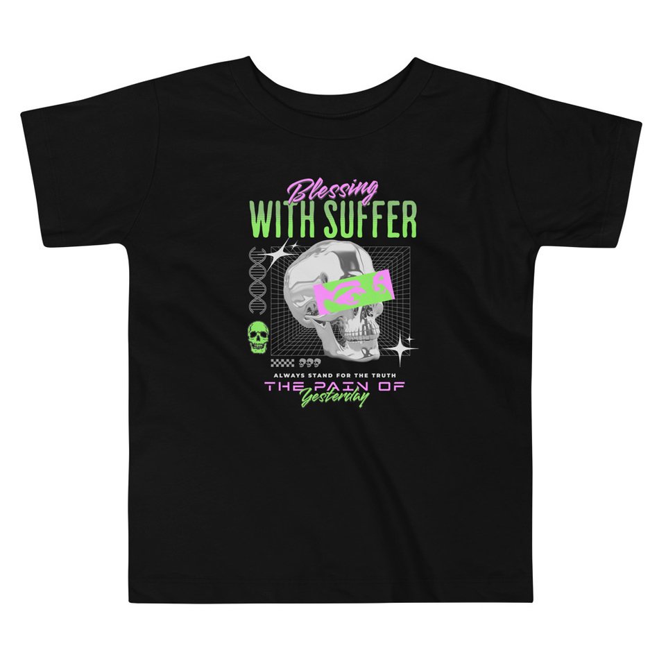 Blessing With Suffer Toddler Staple Tee