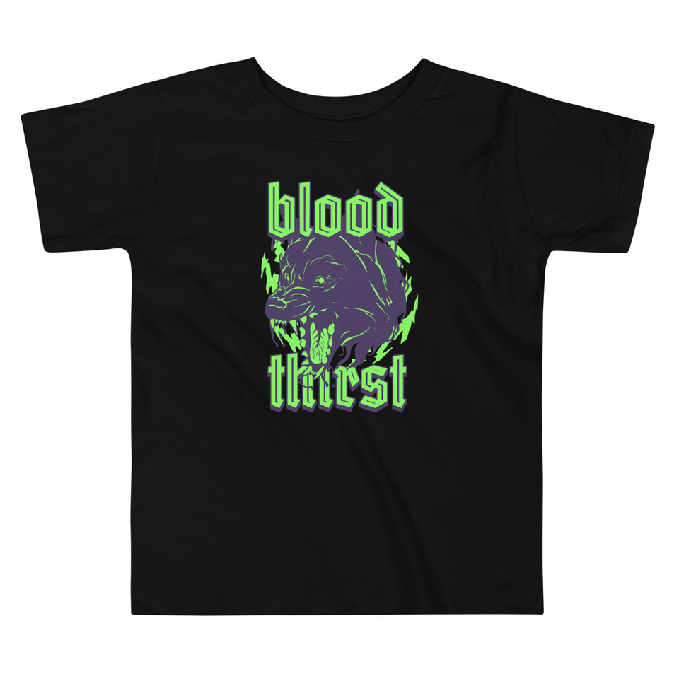 Blood Thirst - Neon Dog Toddler Staple Tee