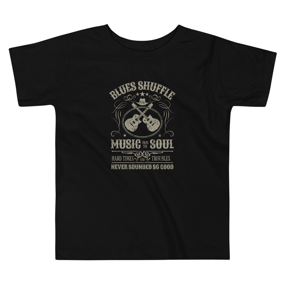 Blues Music from the Soul - Guitar Toddler Staple Tee