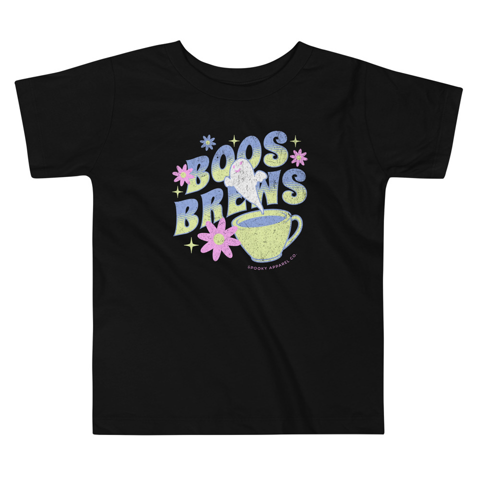 Boos + Brews - Halloween Toddler Staple Tee