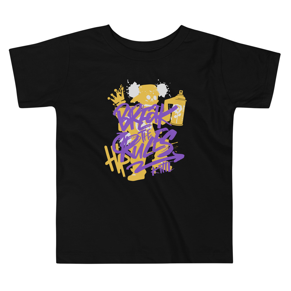 Break the Rules Graffiti - Spray Paint Toddler Staple Tee