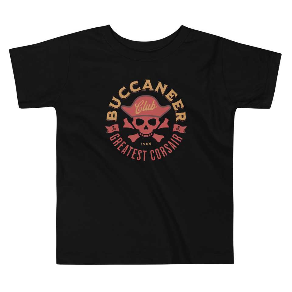 Buccaneer Club - Pirate Skull Toddler Staple Tee