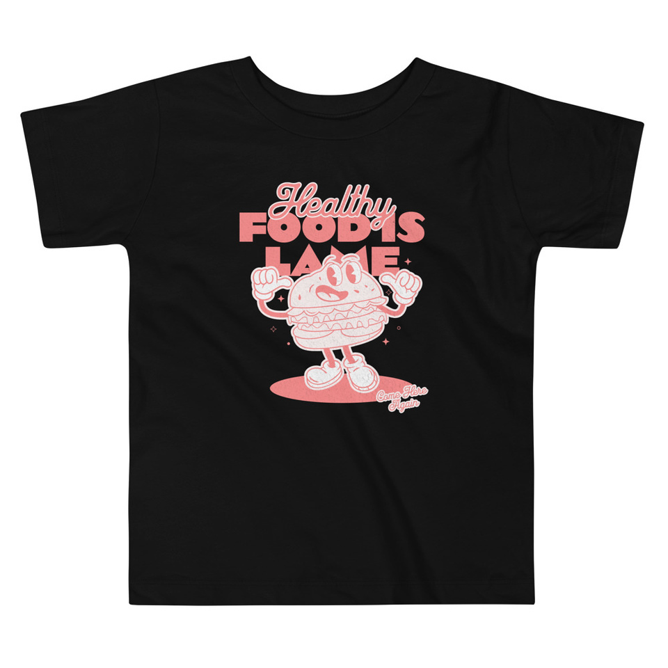 Burger Mascot Toddler Staple Tee