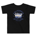 California Beach Vibes - Retro Camper Van Toddler Staple Tee