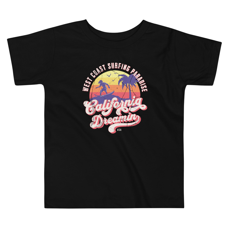 California Dreamin - Beach & Surf Toddler Staple Tee
