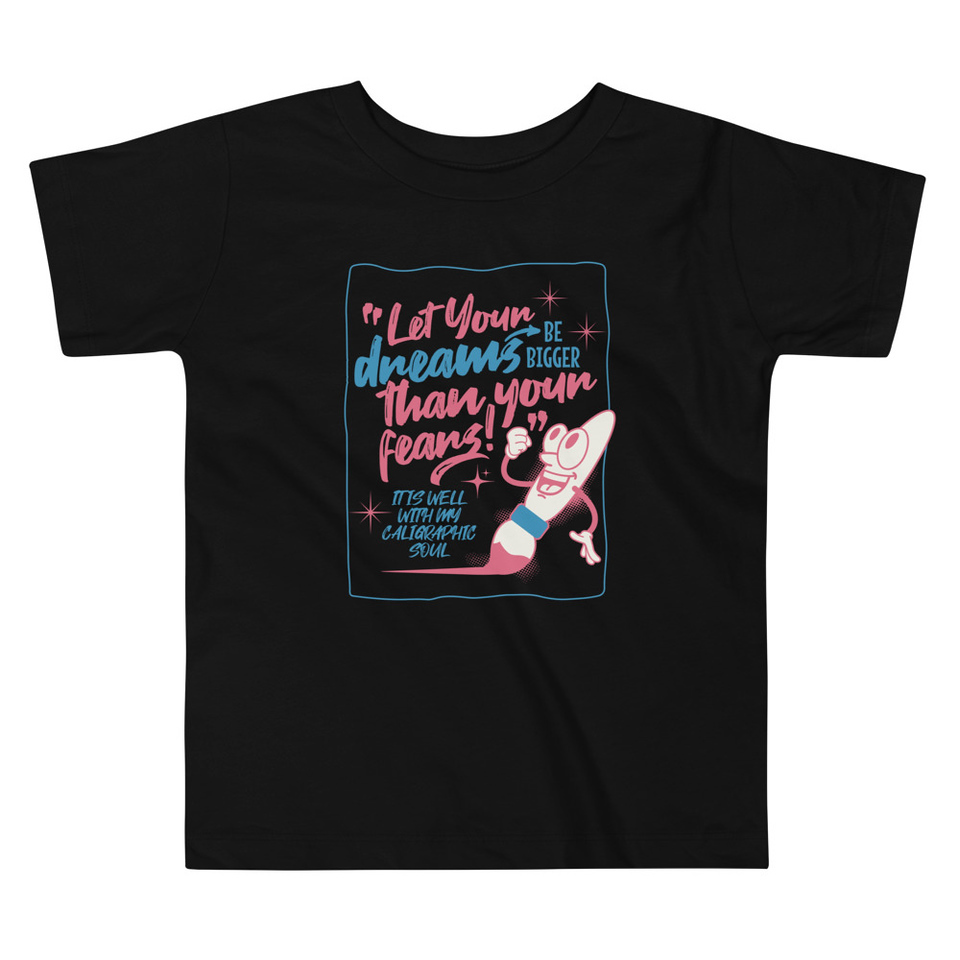 Calligraphic Soul Toddler Staple Tee