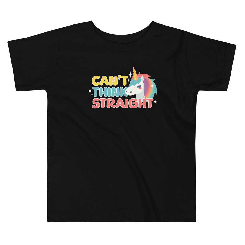 Can't Think Straight (2) Toddler Staple Tee
